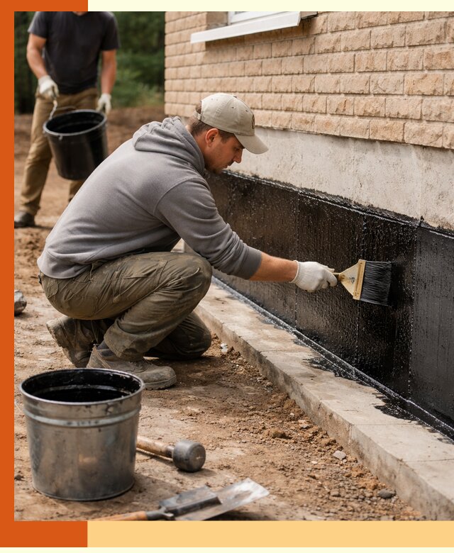 Гидроизоляция цоколя домов и зданий в Усть-Джегуте эффективными методами
