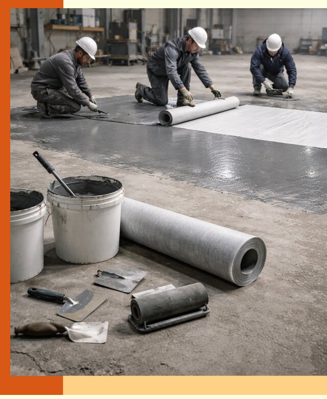 Гидроизоляция промышленного пола в Усть-Джегуте — защита и долговечность