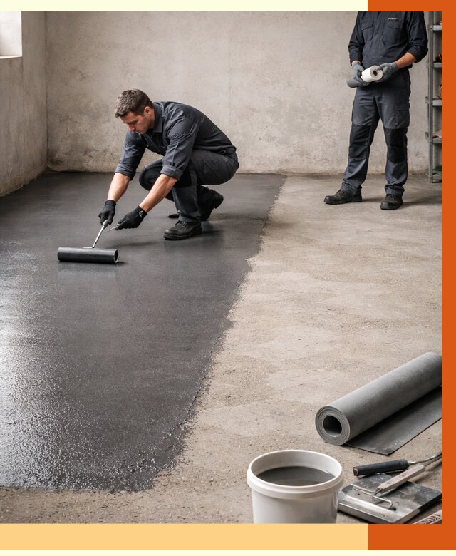 Гидроизоляция гаражного пола в Усть-Джегуте от 3543 руб./м² — ТепломастерСтд профессионально