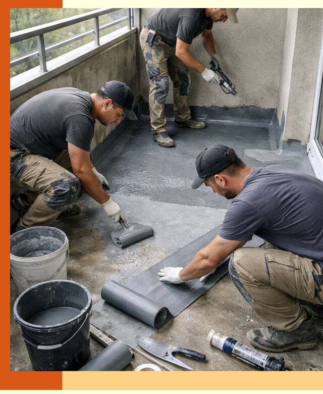 Гидроизоляция балкона в Усть-Джегуте: надежная защита от протечек