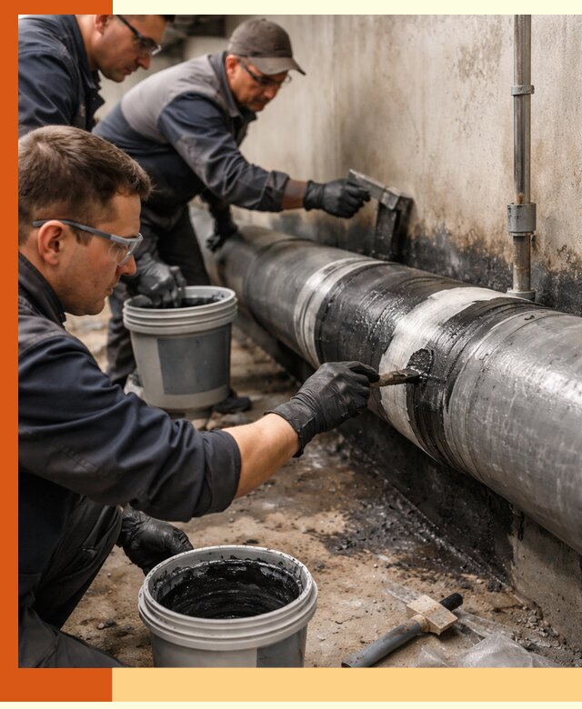 Гидроизоляция труб в Усть-Джегуте — защита и герметизация коммуникаций