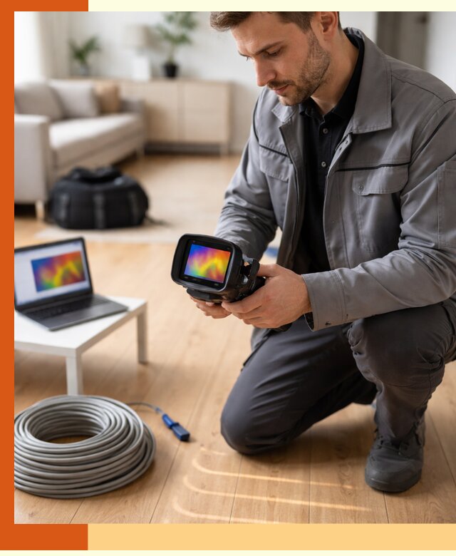 Тепловизионное обследование тёплого пола в Усть-Джегуте для точной диагностики