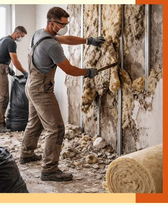 Демонтаж старого утеплителя в Усть-Джегуте от 3543 руб. — работы под ключ | ТепломастерСтд