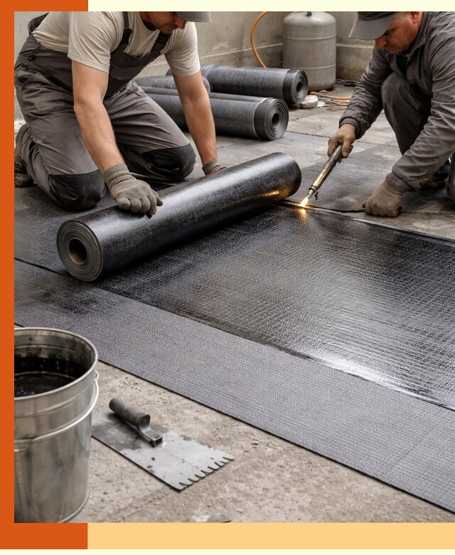 Монтаж гидроизоляционной мембраны в Усть-Джегуте для зданий и конструкций