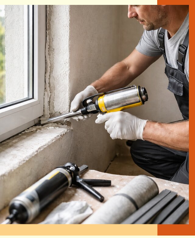 Герметизация стыков и примыканий в Усть-Джегуте от 1215 руб. под ключ | ТепломастерСтд