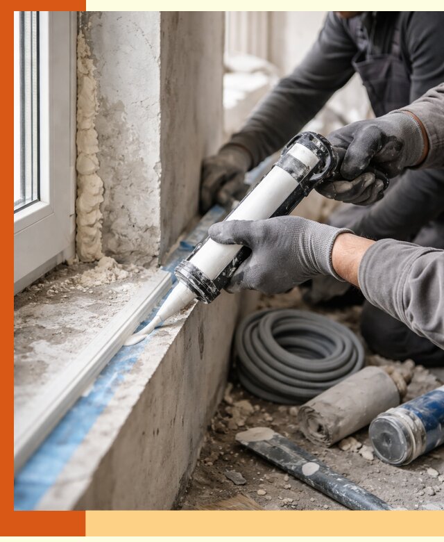 Герметизация стыков и примыканий зданий в Усть-Джегуте